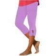 thumbnail image 1 of REALiKUN Capri Leggings for Women, Stretch Capri Pants Plus Size Capris Trendy Capris High Waisted Soft Yoga Pants, 1 of 6