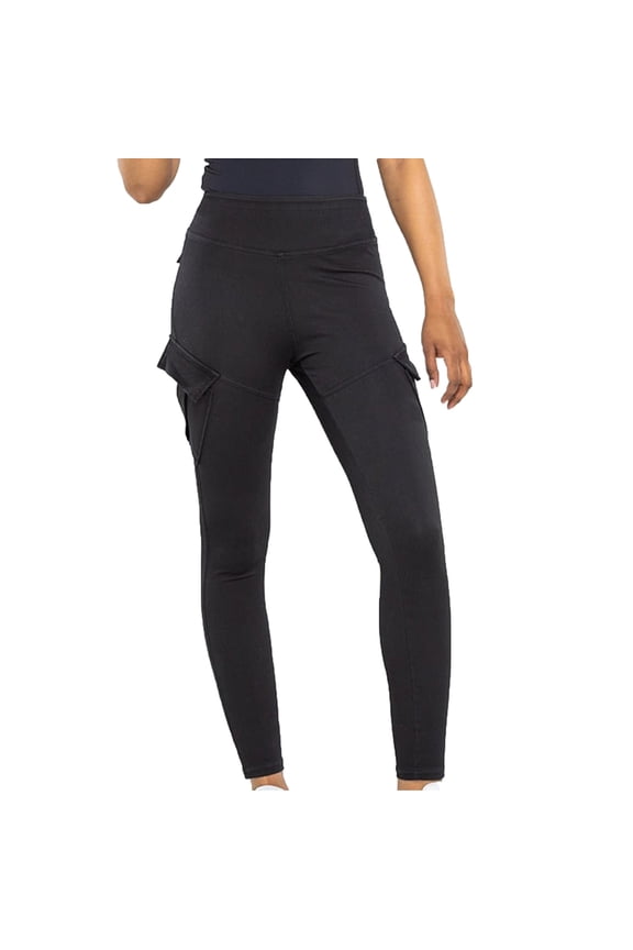 High Waisted Cargo Pants for Women Stretch Slim Fit with Side Pockets Elastic Waist Casual Leggings Trendy Street