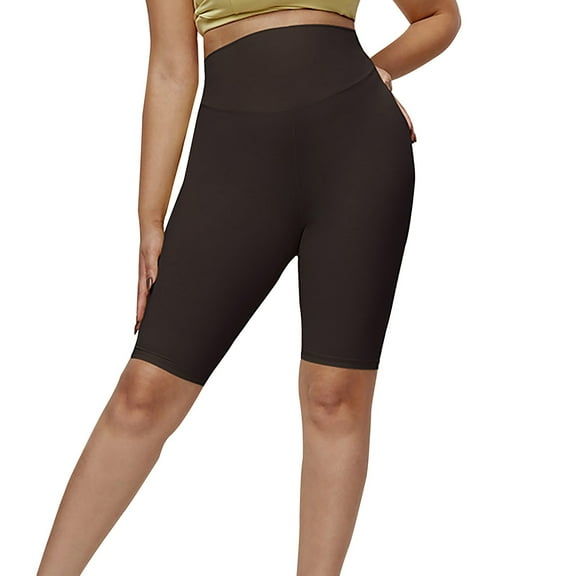 REALiKUN High Waisted Leggings for Women Knee Length Capri Yoga Pants Workout Running Leggings