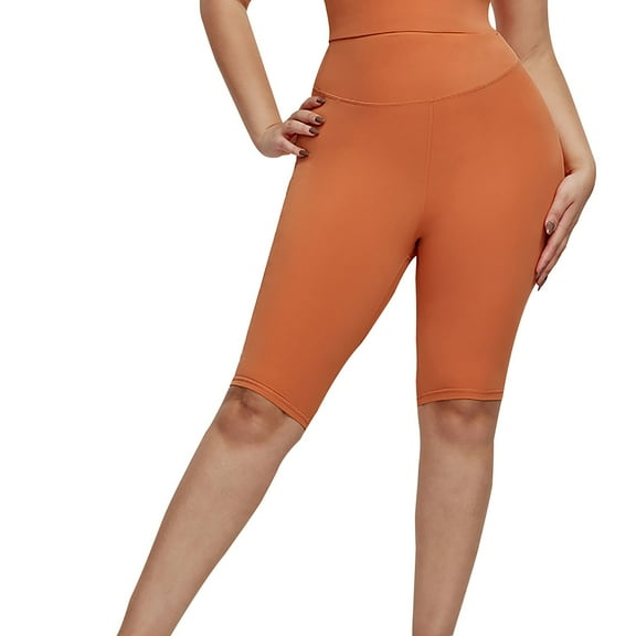 REALiKUN High Waisted Leggings for Women Knee Length Capri Yoga Pants Workout Running Leggings