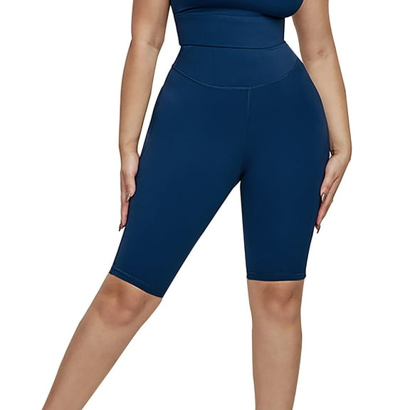 REALiKUN High Waisted Leggings for Women Knee Length Capri Yoga Pants Workout Running Leggings