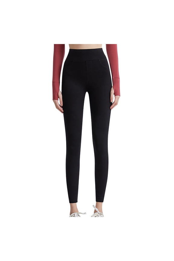 Jean Leggings Jeggings for Women Elastic High Waist Slim Fit Skinny Stretchy Imitation Denim Pants