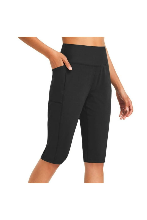 Leggings with Pockets for Women - High Waist Yoga Pants Running Gym Workout Dance Pants