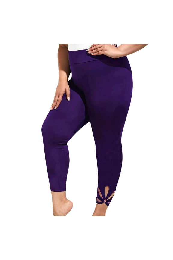 Low Waisted Leggings for Womens Plus Size Slim Fit Stretchy Workout Yoga Pants Ladies Fashion Sexy Comfy Leggings