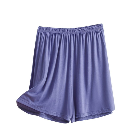 REALiKUN Pajama Shorts for Womens Soft Elastic Waist Lounge Shorts Lightweight Comfy Stretchy Sleepwear Casual PJ Bottoms