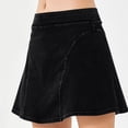 thumbnail image 1 of REALiKUN Skorts Skirts for Women Denim Mini Skirt Mid Waisted Jean Skort Inner Shorts A Line Skirts Shorts Streetwear, 1 of 5
