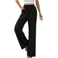 thumbnail image 1 of REALiKUN Wide Leg Pants for Women Business Casual Work Pants Loose Flowy Beach Palazzo Pants Summer Lounge Trouser, 1 of 8