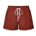 thumbnail image 1 of REALiKUN Women Athletic Sweat Shorts 5.5" Elastic Waist Casual Pajama Short with Pocket Gym Workout Shorts, 1 of 6