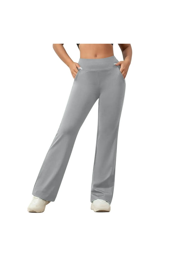 Women Flare Leggings High Waisted Yoga Pants Bootcut Dance Casual Pants Activewear