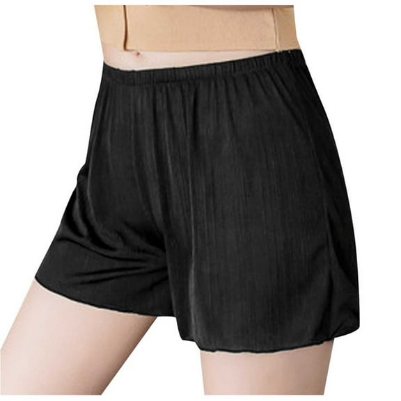 REALiKUN Women Half Slip Culotte Shorts Loose Bloomers Split Skirt for Under Dress Skirts