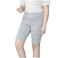 thumbnail image 1 of REALiKUN Women Under Dress Tight Shorts Stretch Knee Length Pants Thin Yoga Short Leggings, 1 of 4