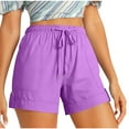 thumbnail image 1 of REALiKUN Women's 5" Hiking Shorts Golf Athletic Outdoor Shorts Quick Dry Workout Summer Water Shorts with Pockets, 1 of 8