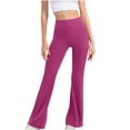 thumbnail image 1 of REALiKUN Women's Bootcut Yoga Pants High Waist Workout Bootleg Yoga Pants 4 Way Stretch Flare Leggings Pants, 1 of 8