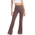 thumbnail image 1 of REALiKUN Women's Bootcut Yoga Pants High Waist Workout Bootleg Yoga Pants 4 Way Stretch Flare Leggings Pants, 1 of 8