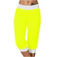 thumbnail image 1 of REALiKUN Women's Capri Sweatpants Yoga Running Gym Lounge Pants Sports Loose Comfy Athletic Cropped Joggers with Pocket, 1 of 6