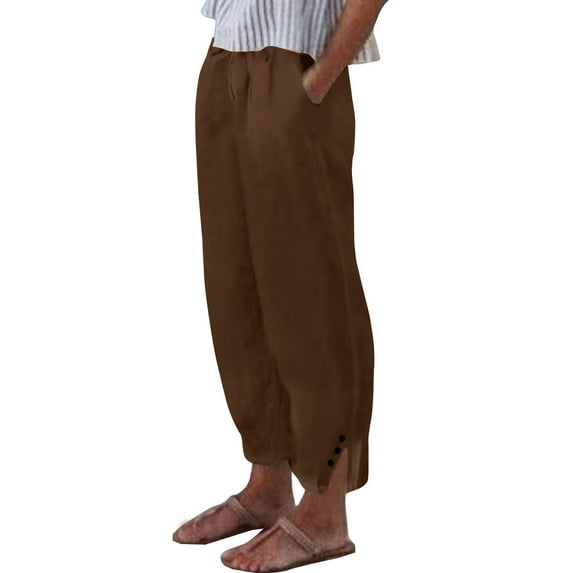 REALiKUN Women's Casual Lantern Tapered Harem Pants Loose Fit Style Ankle Trousers Summer Baggy Slacks with Pocket