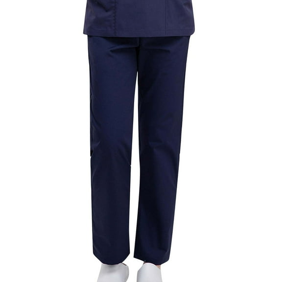 REALiKUN Women's Casual Pants Spring Fall Comfy Lightweight Loose Fit Drawstring High Waisted Long Straight Pencil Trousers