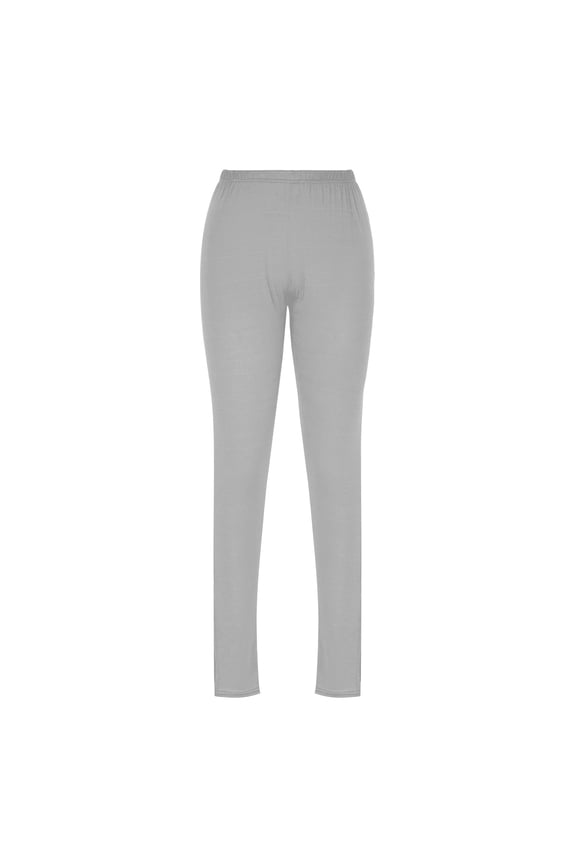 Women's Cotton Solid Basic High Waist Elastic Jersey Full Length Leggings