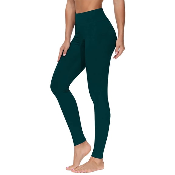 REALiKUN Women's High Waist Fleece Lined Ankle Length Leggings Workout Yoga Pants