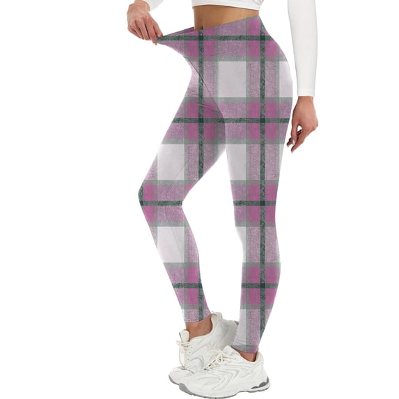 REALiKUN Women's High Waisted Buttery Soft Yoga Pants, Compression Workout Leggings for Running & Training