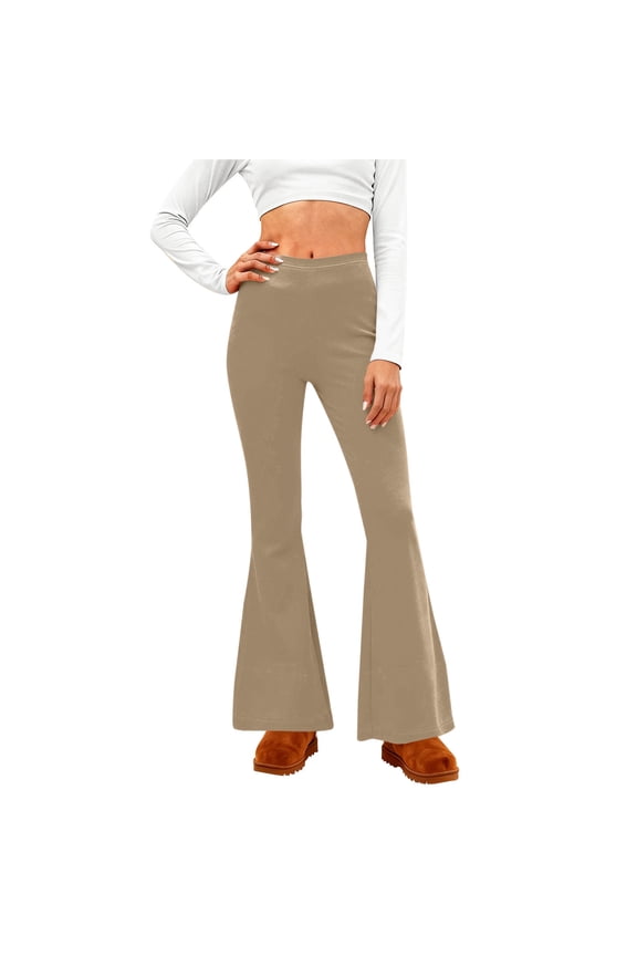 Women's High Waisted Vintage Butterfly Skinny Flared Jeans Wide Leg Raw Hem Denim Pants