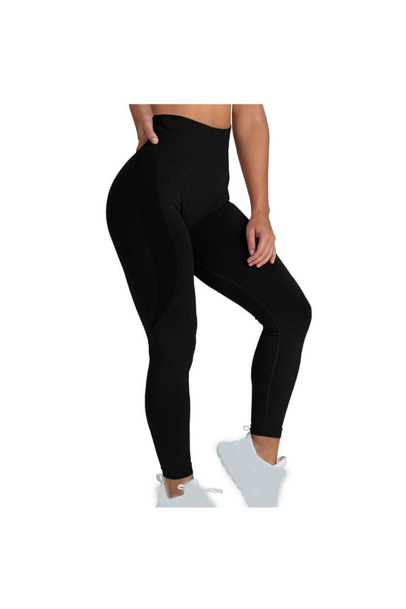 Women's Seamless Gradient Yoga Pants Tight Fitting Hip Lifting Sports Pants Quick Drying Yoga Pants