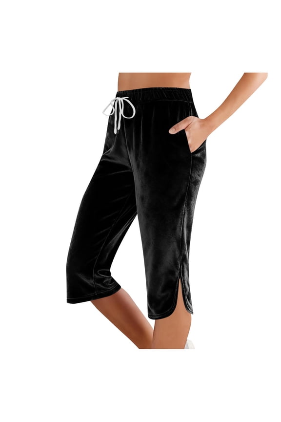 Women's UPF 50+ Quick Dry Swim Capris Shorts Beach Bathing Suit Bottoms Sun Protective Pants with Pockets