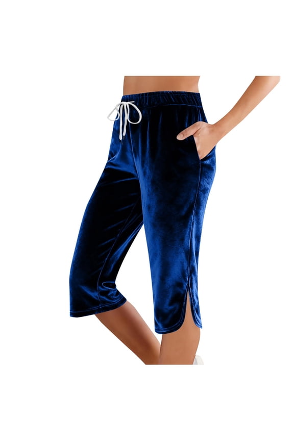 Women's UPF 50+ Quick Dry Swim Capris Shorts Beach Bathing Suit Bottoms Sun Protective Pants with Pockets