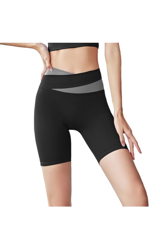 Women's Yoga 5 Inch Short Butt Lifting High Waist Exercise Pants Yoga 5" Short Pants Summer Slim Trousers