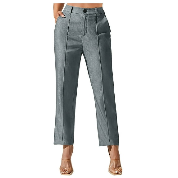 REALiKUN Womens Casual Loose Cropped Pants Baggy Corduroy Irregular Work Trousers Wide Leg Outdoor Workout Capris Harem Pants