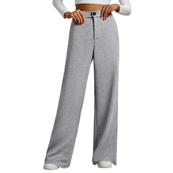 REALiKUN Womens Dress Pants Stretchy Business Casual Work Pants Straight Leg Slacks Office Trousers with Pockets