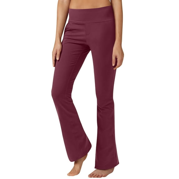 REALiKUN Womens Pants Summer Straight Leg Yoga Slacks Casual Stretch Workout Running Athletic Trousers with Pockets