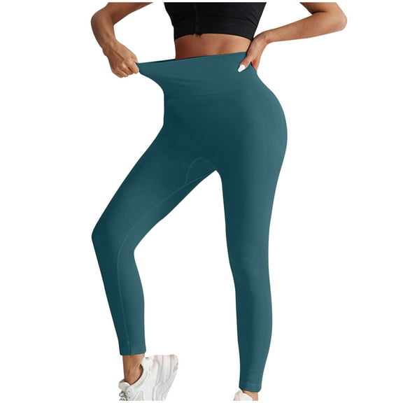 REALiKUN Yoga Leggings for Women Stretchy Seamless Athletic Leggings High Waist Slim Fit Workout Activewear