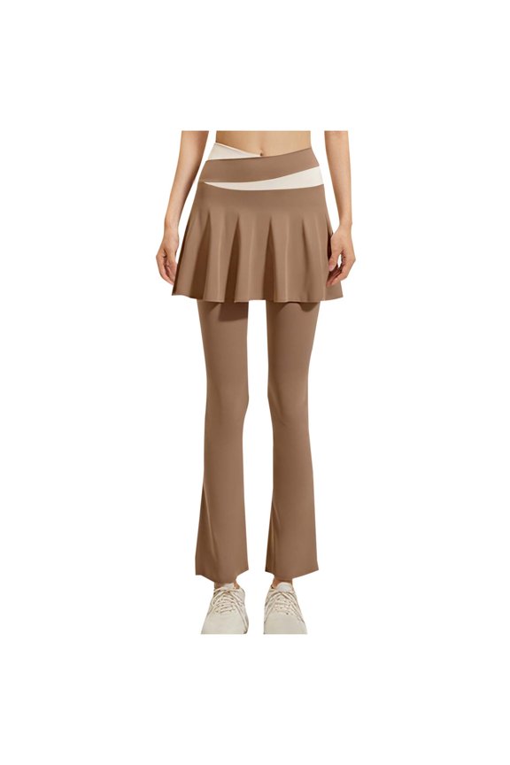 Yoga Pants Workout Women High Waist Flared Pants Soft Quick-Dry Fitness Casual Sports Flared Leggings