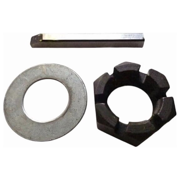 REAR AXLE SHAFT NUT, WASHER And KEY WITH DANA 27/41/44 JEEP WILLYS CJ 1941-71
