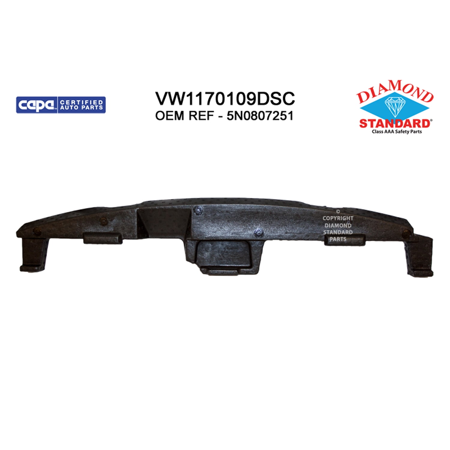 REAR BUMPER IMPACT ABSORBER; MADE OF EPP FOAM