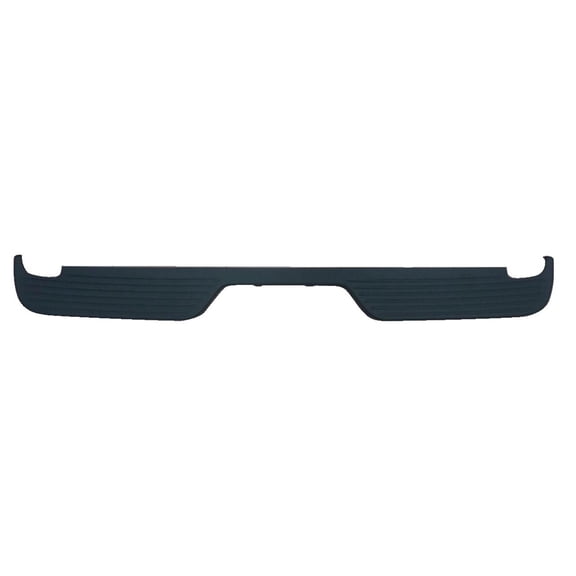 REAR BUMPER STEP PAD; 1-PIECE TYPE; BLACK; MADE OF PLASTIC