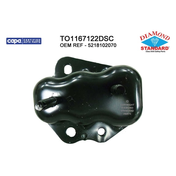 REAR PASSENGER SIDE BUMPER IMPACT BAR BRACKET; FITS ALL 2003-2008/FIT