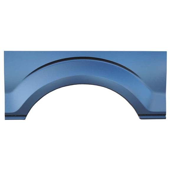 REAR PASSENGER SIDE UPPER WHEEL ARCH REPAIR PANEL; WITHOUT MOLDING    HOLES; 50 X 21 X 2 INCHES; MADE OF STEEL