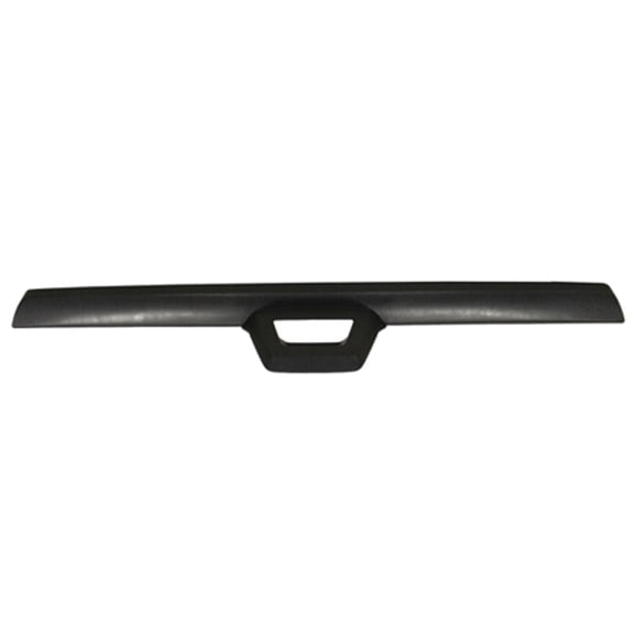 REAR TAILGATE SPOILER; WITHOUT CAMERA HOLE; TEXTURED-BLACK; MADE OF