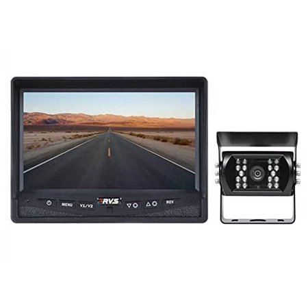 REAR VIEW SAFETY (SVS) 7" Backup Camera System for RV/Truck/Bus - Waterproof Camera with Night Vision - RVS-770613-NM-01 by Rear View Safety.