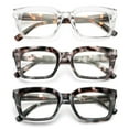 thumbnail image 1 of REAVEE 3 Pack Reading Glasses Women Blue Light Blocking, Oprah Style Computer Readers Retro Classical +2.5, 1 of 4