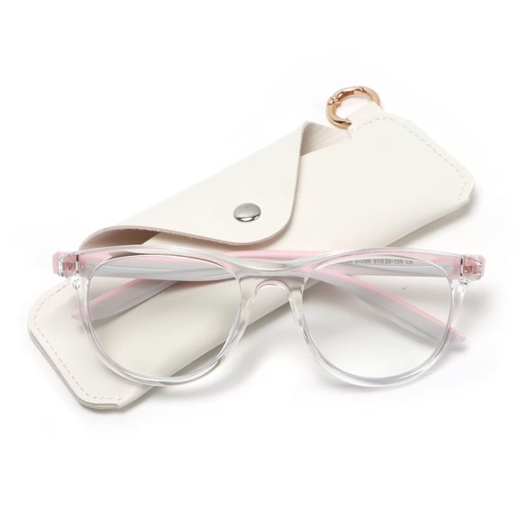 REAVEE Blue Light Blocking Reading Glasses for Women Readers Anti UV TR90 Lightweight Eyeglasses Clear 2.5