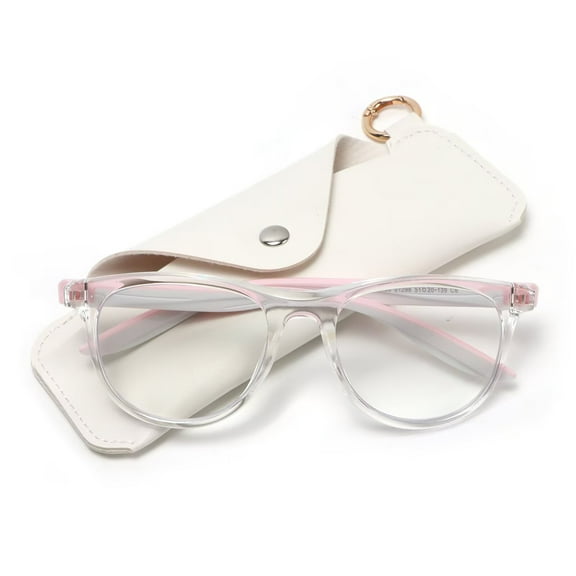 REAVEE Blue Light Blocking Reading Glasses for Women Readers Anti UV TR90 Lightweight Eyeglasses Clear 3.0