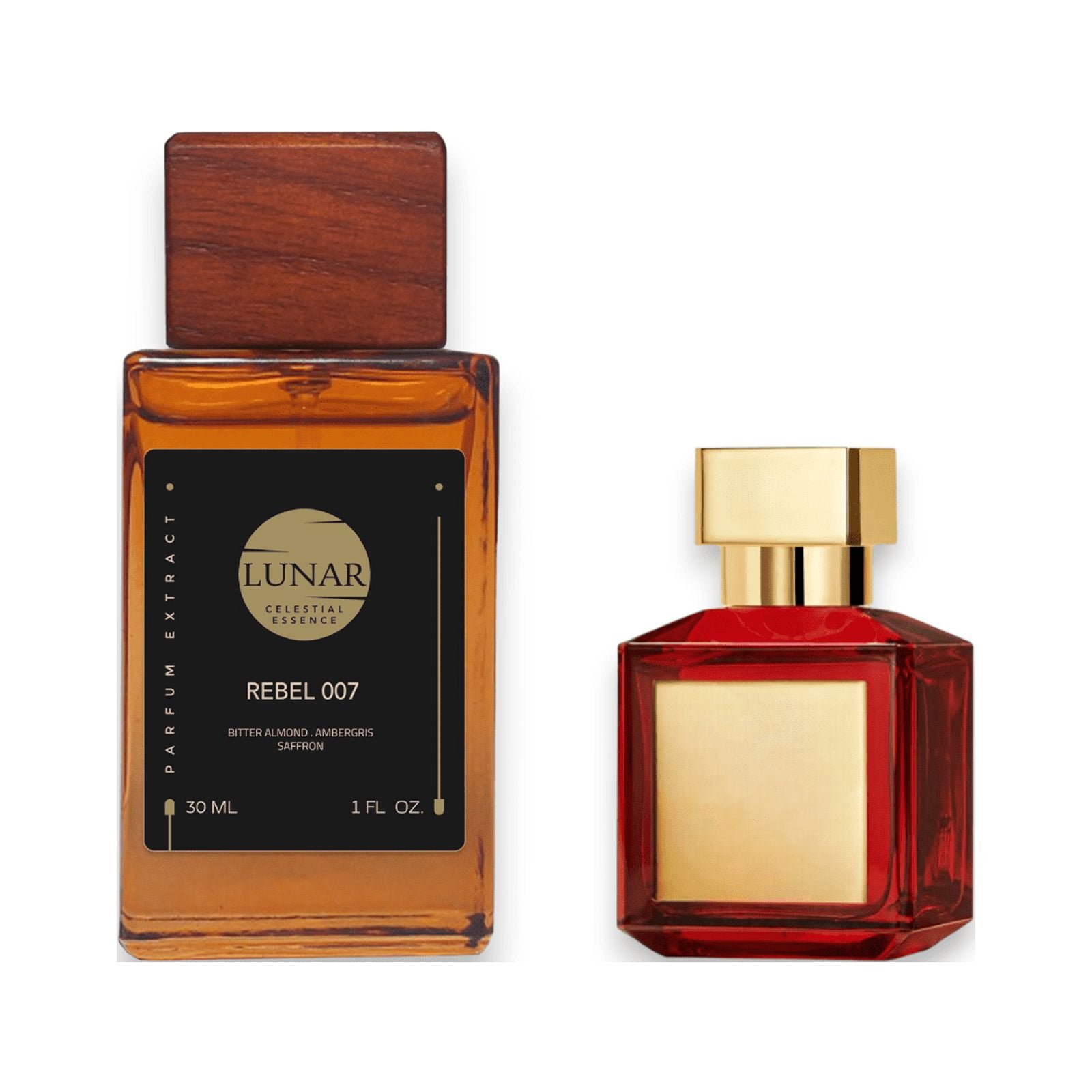 REBE007 BY Baccarat Rouge 540 Extrait LUNARNCO FRAGRANCES 30ML