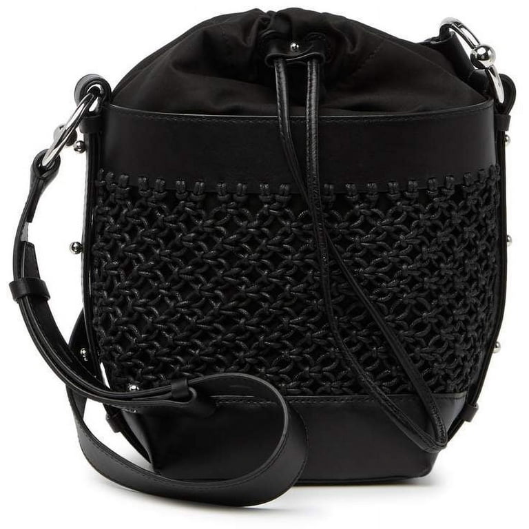 REBECCA MINKOFF MACRAME BUCKET BAG
