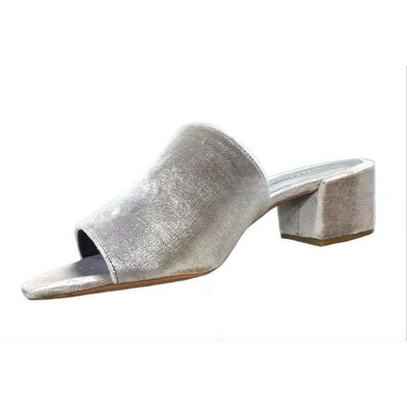 REBECCA MINKOFF Women's Putty Smooth Velvet Ivonne Sandals, Grey, 6