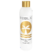 REBLX Premium Self Tanner, Best Self Tanner for Face and Body, Sunless Self Tan, 6 fl oz
