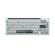 RECCAZR R66 Wireless Mechanical Keyboard, Hot Swappable Custom Keyboard,Pre-Lubed Linear Switches,Gasket Structure,RGB Backlit Gaming Keyboard Black