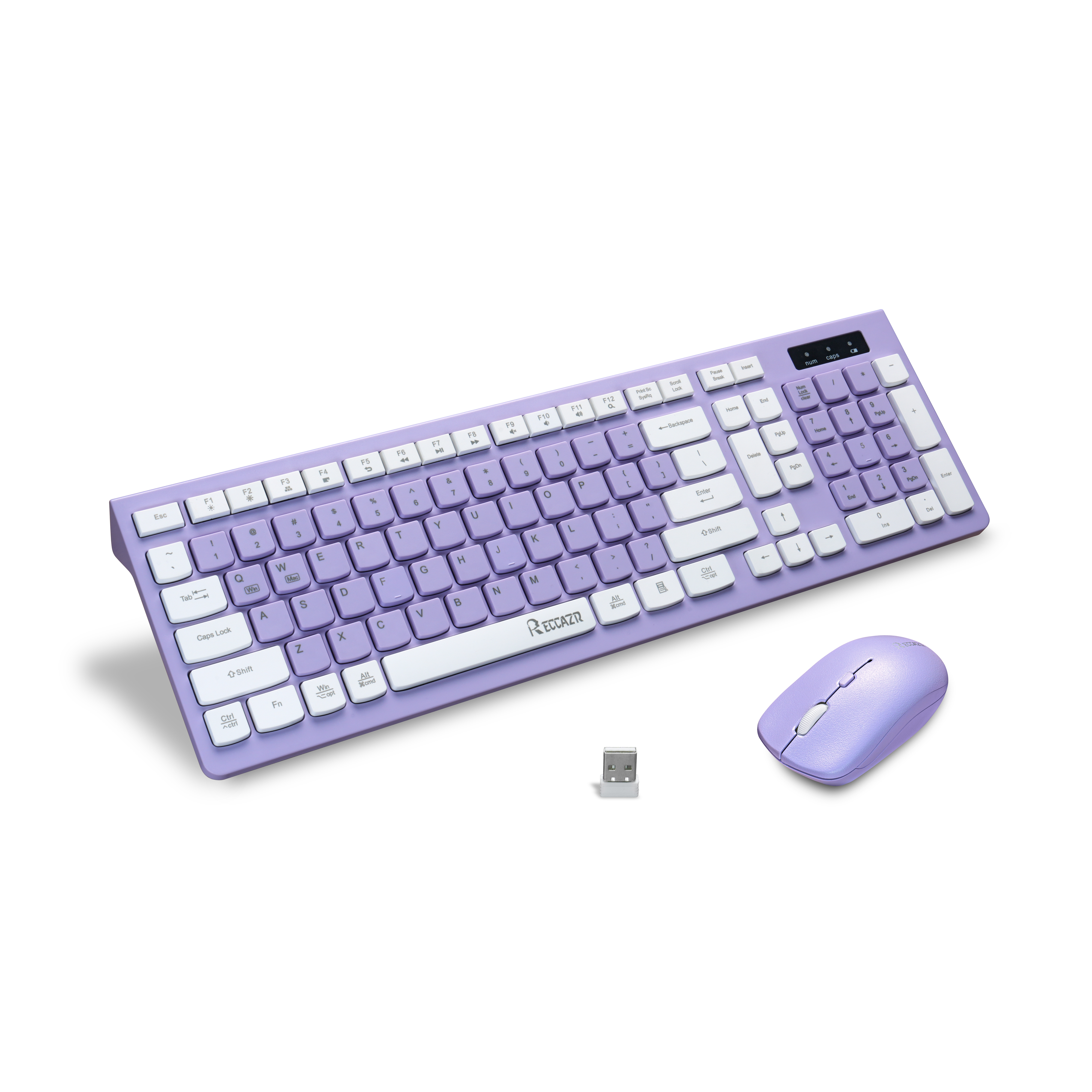 Eudgs Mini Wireless Keyboard And Set Life 2.4G For PC Computer ...